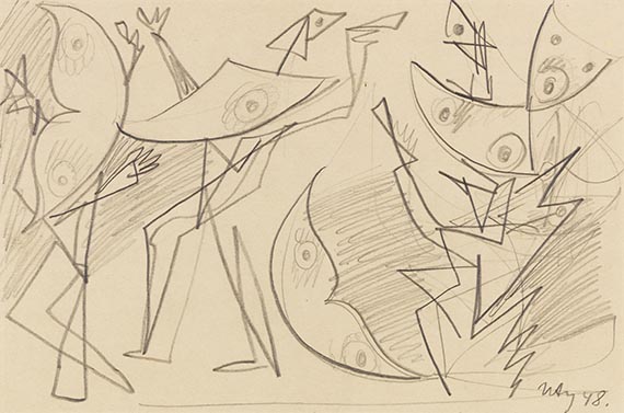 Ernst Wilhelm Nay - Bleistift