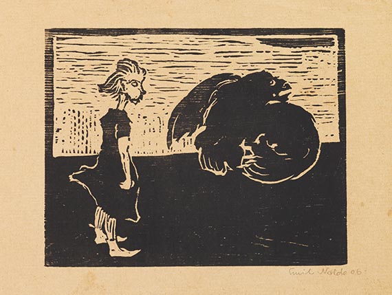 Emil Nolde - Holzschnitt