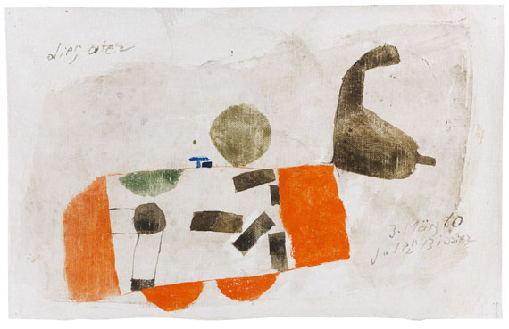 Julius Bissier - Eiöltempera