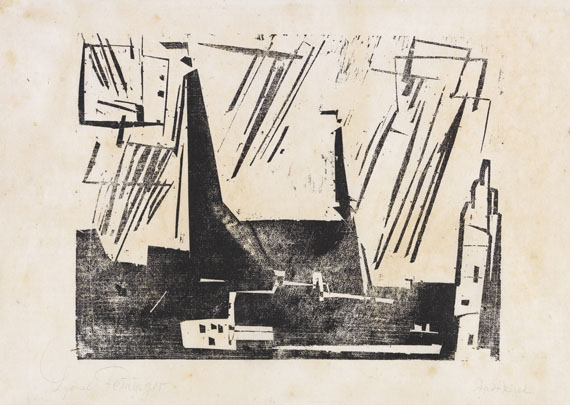 Lyonel Feininger - Holzschnitt