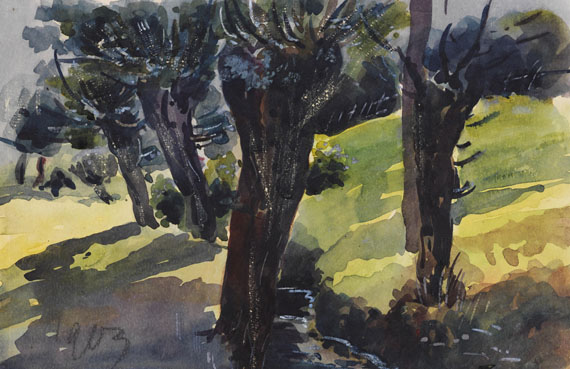Karl Schmidt-Rottluff - Aquarell