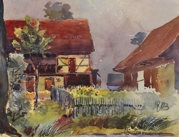 Karl Schmidt-Rottluff - Aquarell
