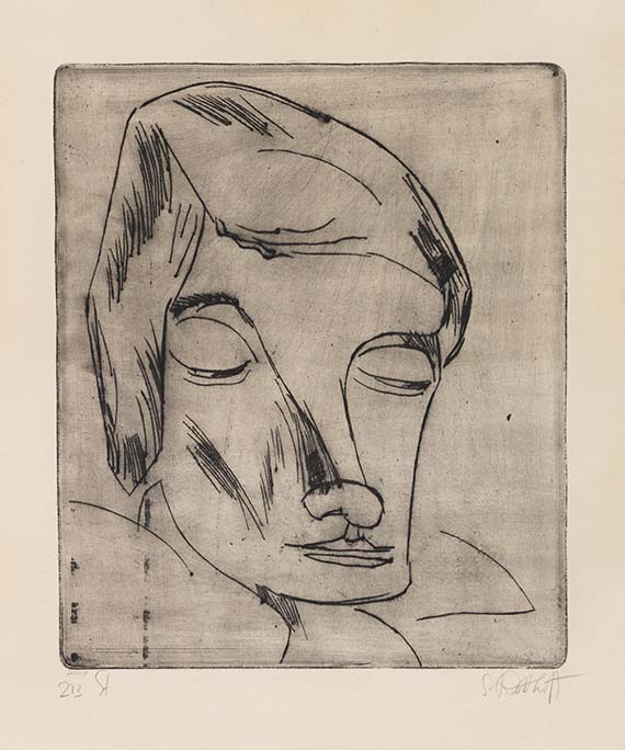 Karl Schmidt-Rottluff - Radierung