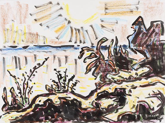 Karl Schmidt-Rottluff - Kreide