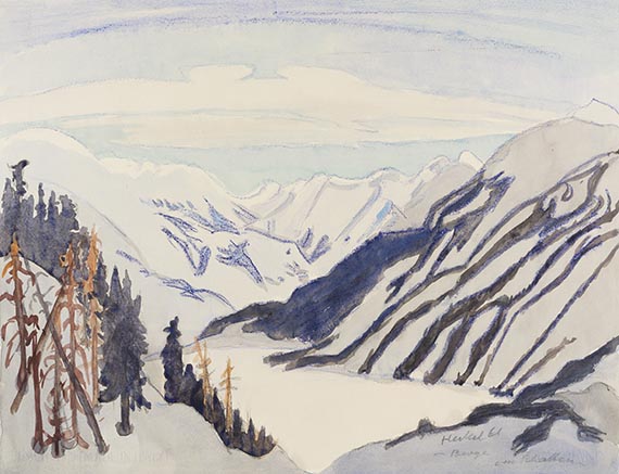 Erich Heckel - Aquarell