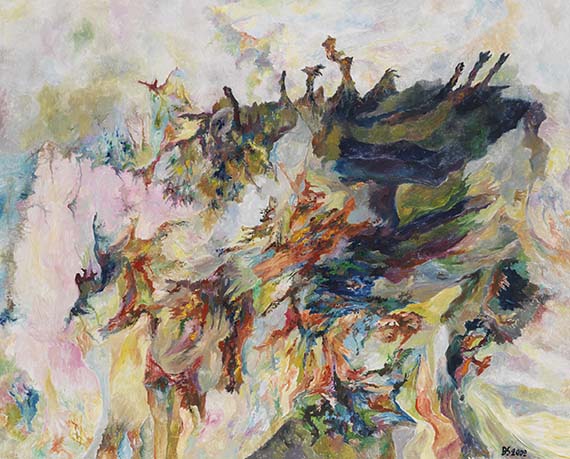 Bernard Schultze - Öl auf Leinwand