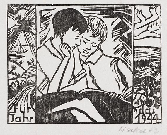 Erich Heckel - Holzschnitt