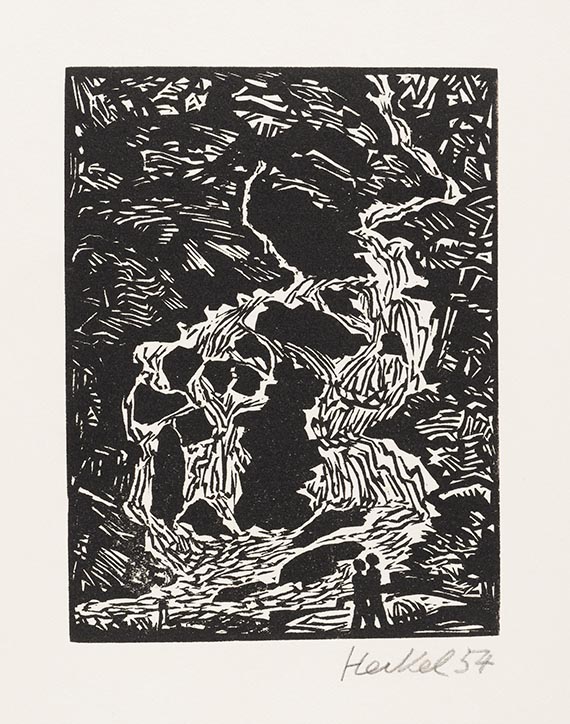 Erich Heckel - Holzschnitt
