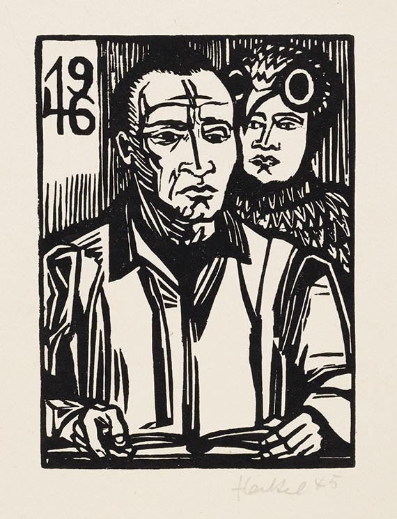Erich Heckel - Holzschnitt