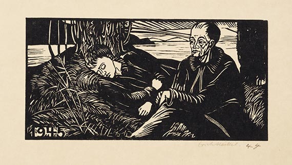 Erich Heckel - Holzschnitt