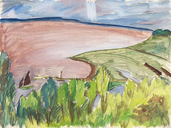 Heckel, Erich - Blick auf die Förde