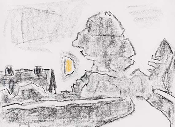 Karl Schmidt-Rottluff - Kreidezeichnung