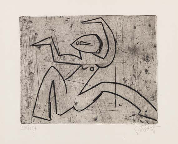 Karl Schmidt-Rottluff - Radierung