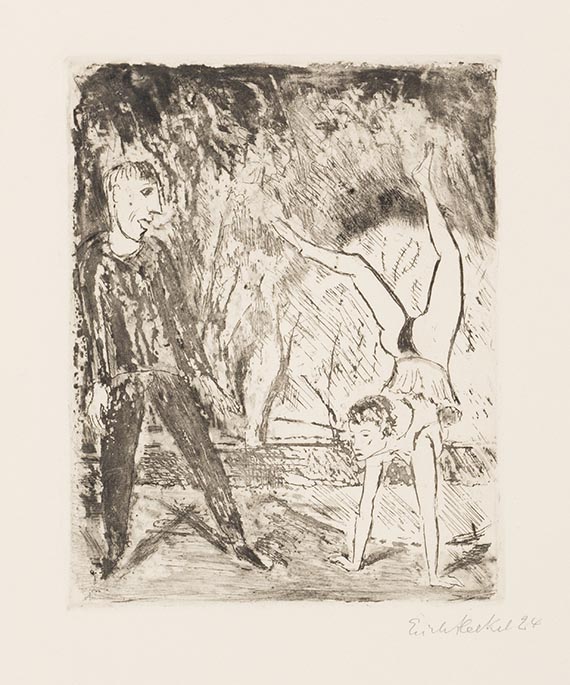 Erich Heckel - Radierung