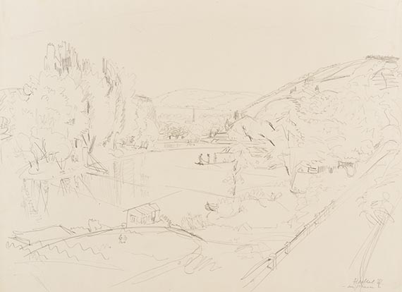 Erich Heckel - Bleistiftzeichnung