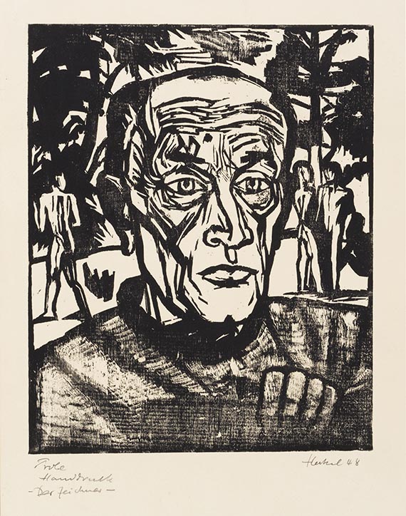 Erich Heckel - Holzschnitt