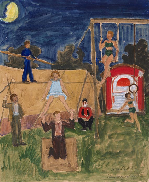 Erich Heckel - Gouache