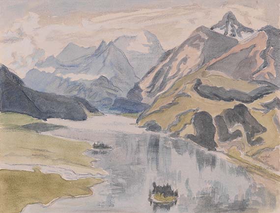 Erich Heckel - Aquarell