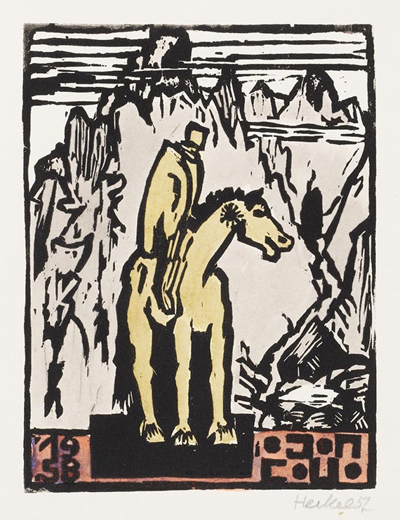 Erich Heckel - Holzschnitt