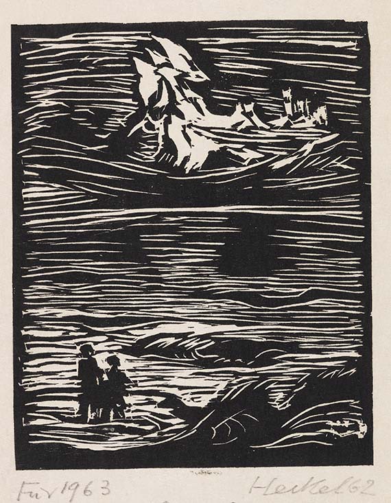 Erich Heckel - Holzschnitt