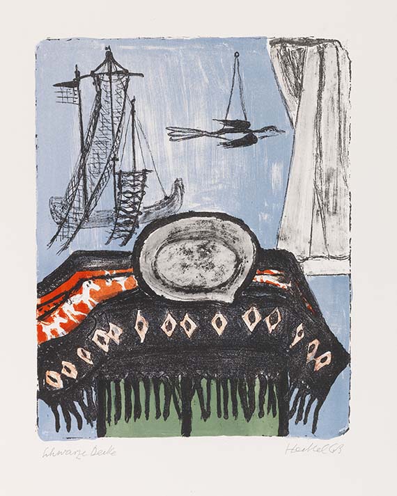 Erich Heckel - Farblithografie