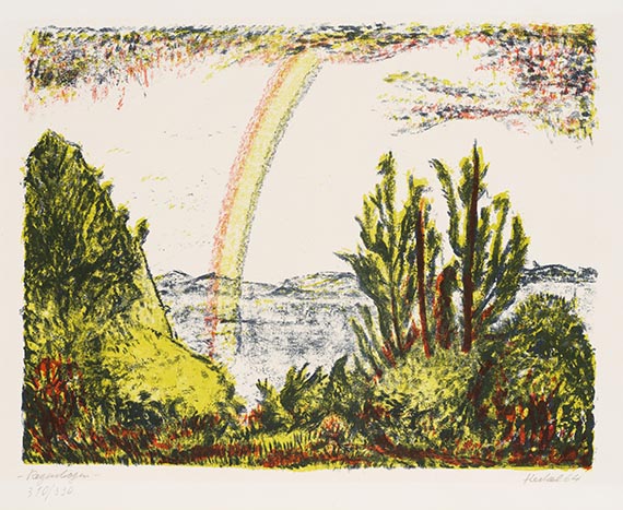 Erich Heckel - Farblithografie