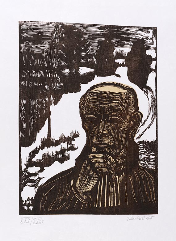 Erich Heckel - Farbholzschnitt