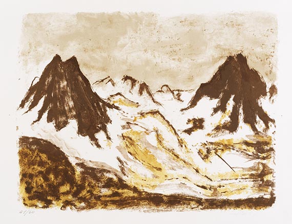 Erich Heckel - Farblithografie