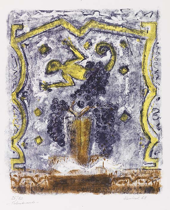 Erich Heckel - Farblithografie