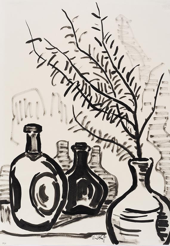 Karl Schmidt-Rottluff - Tusche