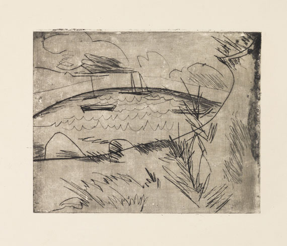 Ernst Ludwig Kirchner - Radierung