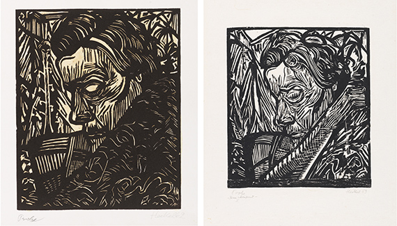 Erich Heckel - Holzschnitt