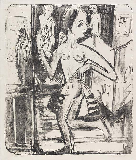 Ernst Ludwig Kirchner - Lithografie