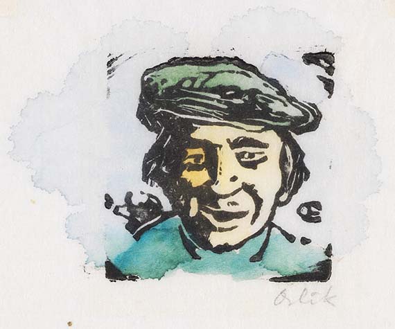 Emil Orlik - Holzschnitt