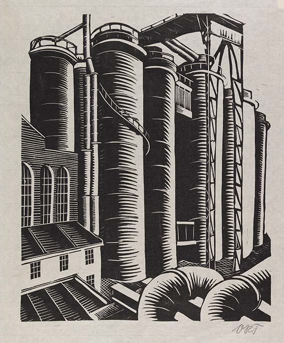 Otto Rudolf Schatz - Holzschnitt