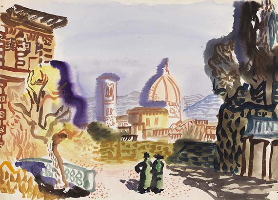 Eduard Bargheer - Aquarell