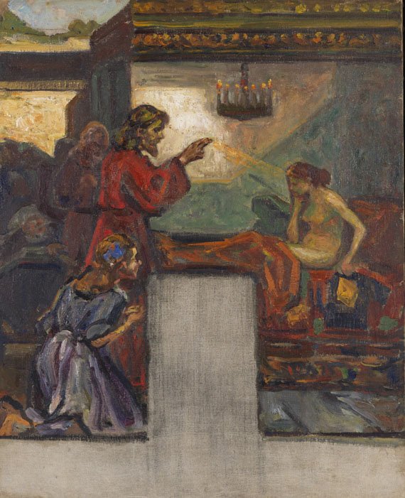Adolf Hölzel - Öl auf Leinwand