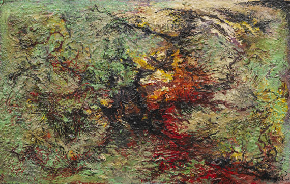 Bernard Schultze - Öl auf Hartfaserplatte