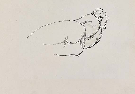 George Grosz - Tuschfederzeichnung