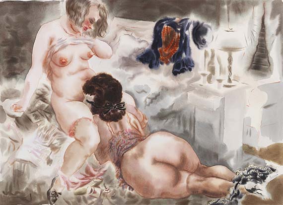 George Grosz - Aquarell