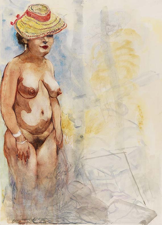 George Grosz - Aquarell