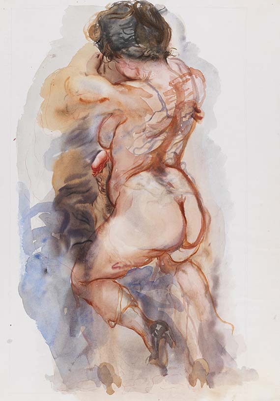 George Grosz - Aquarell