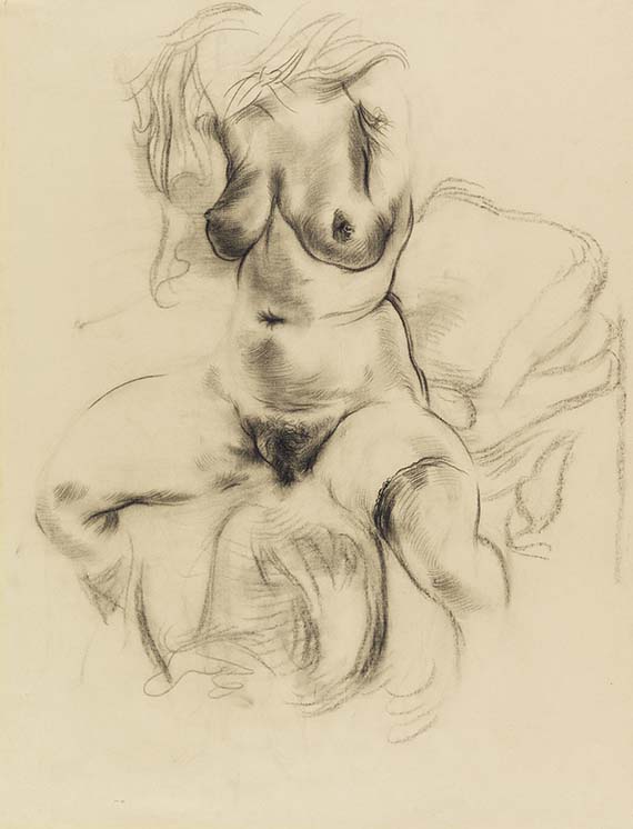 George Grosz - Graphitzeichnung
