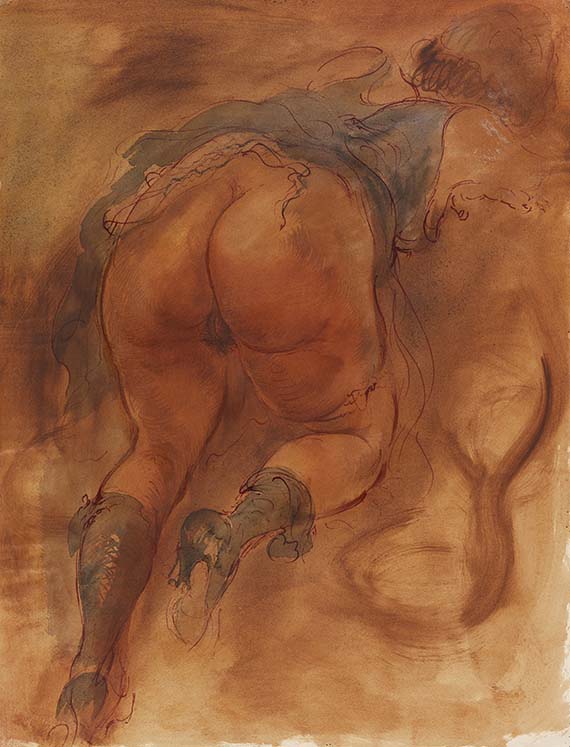 George Grosz - Aquarell