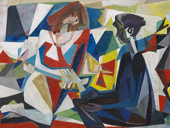 Georg Meistermann - Öl auf Leinwand