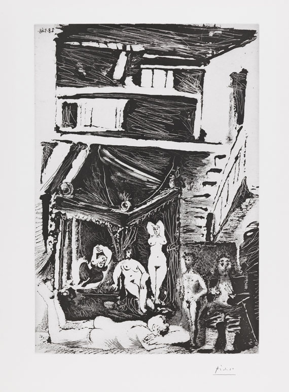 Pablo Picasso - Aquatintaradierung