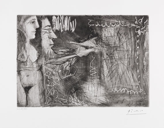 Pablo Picasso - Aquatintaradierung