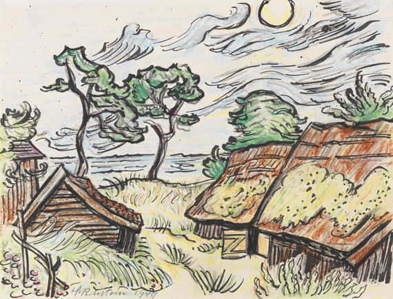 Hermann Max Pechstein - Kreide