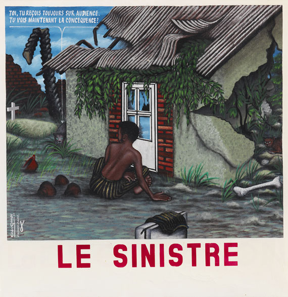 Chéri Samba - Öl auf Leinwand