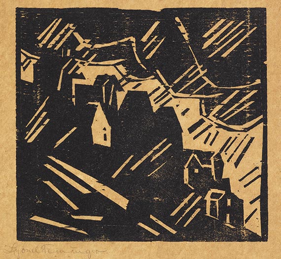 Lyonel Feininger - Holzschnitt